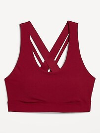 Medium Support PowerSoft Cross-Strap Sports Bra | Old Navy (US)