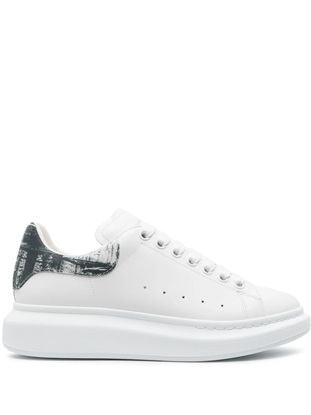 Alexander McQueen Oversized Leather Sneakers  - Farfetch | Farfetch Global