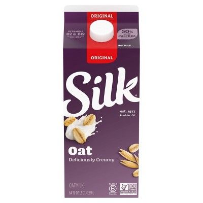 Silk Original Oat Milk - 0.5gal | Target