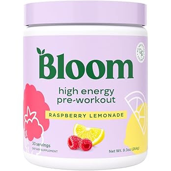 Amazon.com: Bloom Nutrition High Energy Pre Workout with Beta Alanine, Ginseng and L Tyrosine for... | Amazon (US)