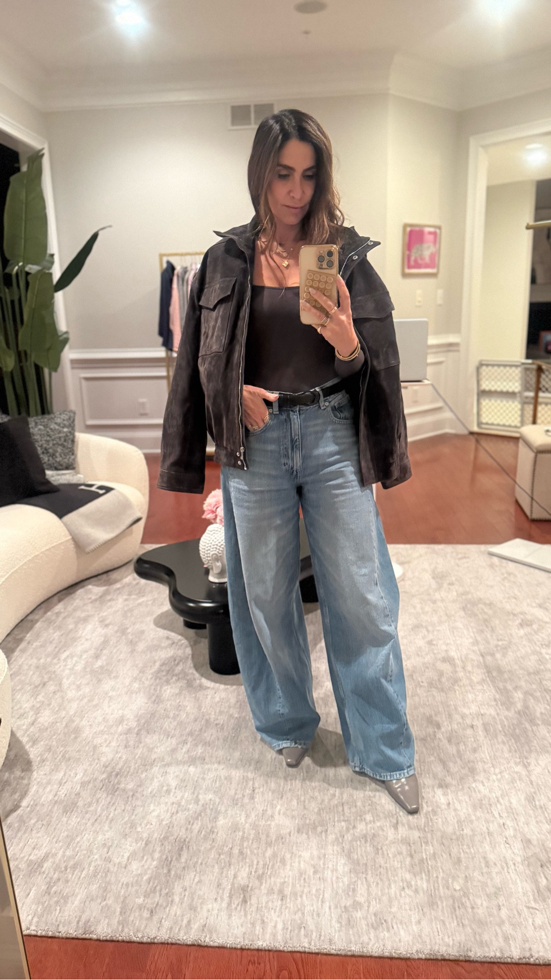 Easy #FIT 
My fav jeans on rotation. 
The perfect amount of baggy. 
I’m in a SZ 2. 

#LTKootd #LTKOver40 #LTKFindsUnder100