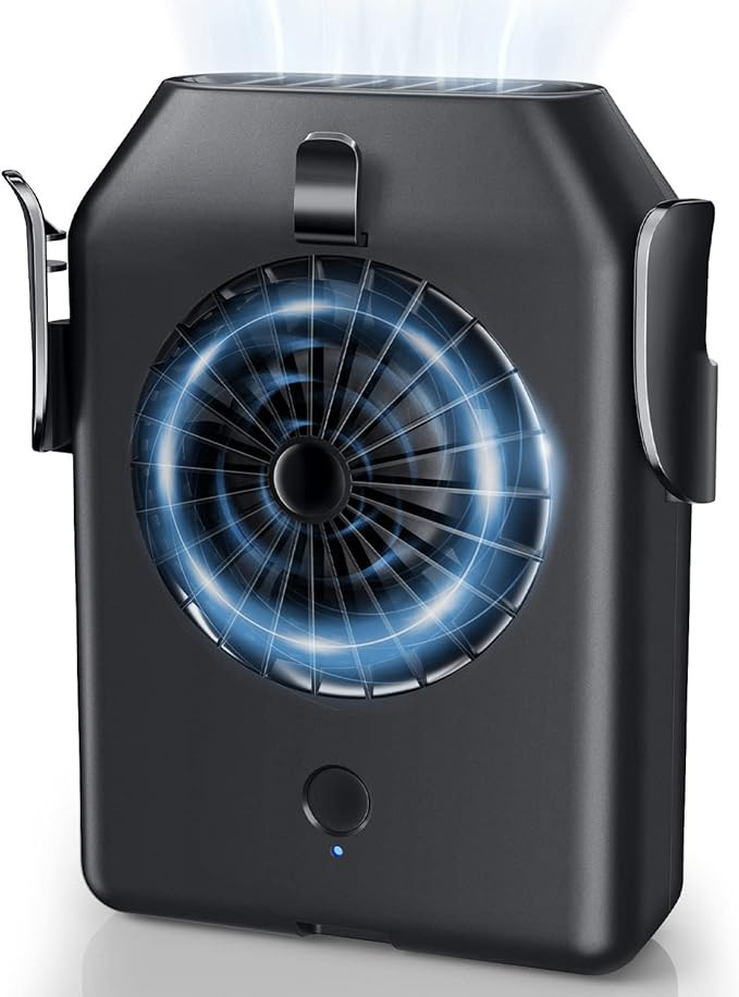 Portable Fan 10000mAh Rechargeable, Mini Waist Fan With Max 24H Working Time, 3 Speeds 5100RPM St... | Amazon (US)