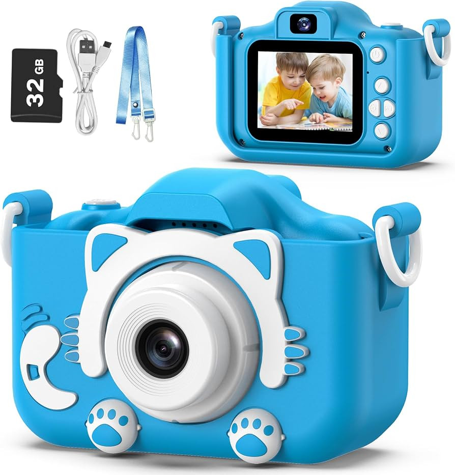 Goopow Kids Camera Toys for 3-8 Year Old Girls Boys,Children Digital Video Camcorder Camera with ... | Amazon (US)