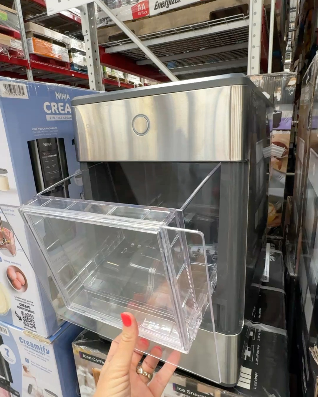 Now at Sam’s Club get the GE Profile™ Opal™ Nugget Ice Maker + Side Tank. It holds up to 3lbs of nugget ice. Find it now for $399. Sam’s Club has the Ninja CREAMi Ice Cream & Sorbet Maker. It has 7 different ice cream settings  including regular Ice Cream, Sorbet, Gelato, Milkshake, Smoothie Bowl, Lite Ice Cream​ and mix in’s! Get it now for $159.94. 