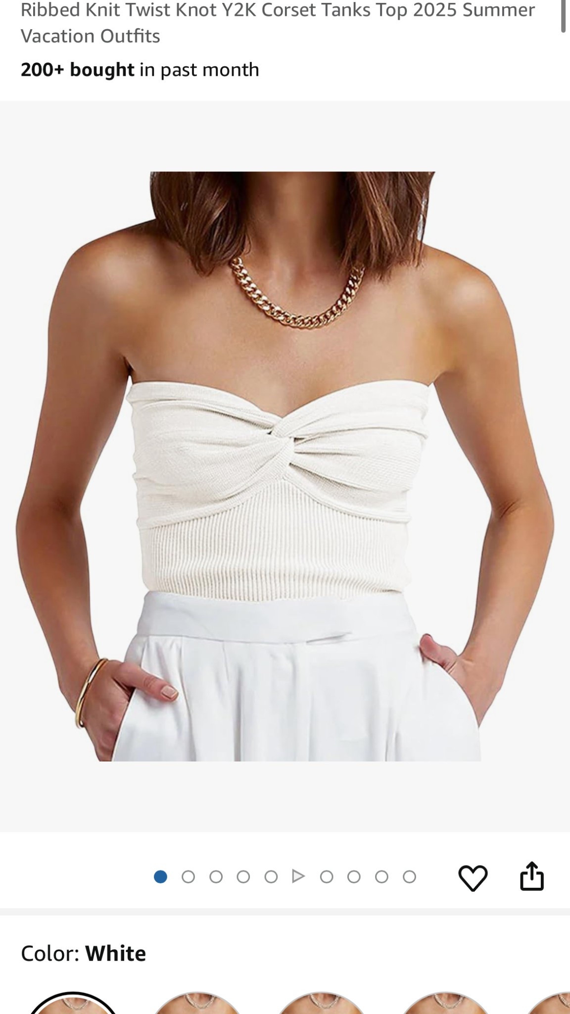 Tube top! 

#LTKFindsUnder50 #LTKMidsize #LTKStyleTip