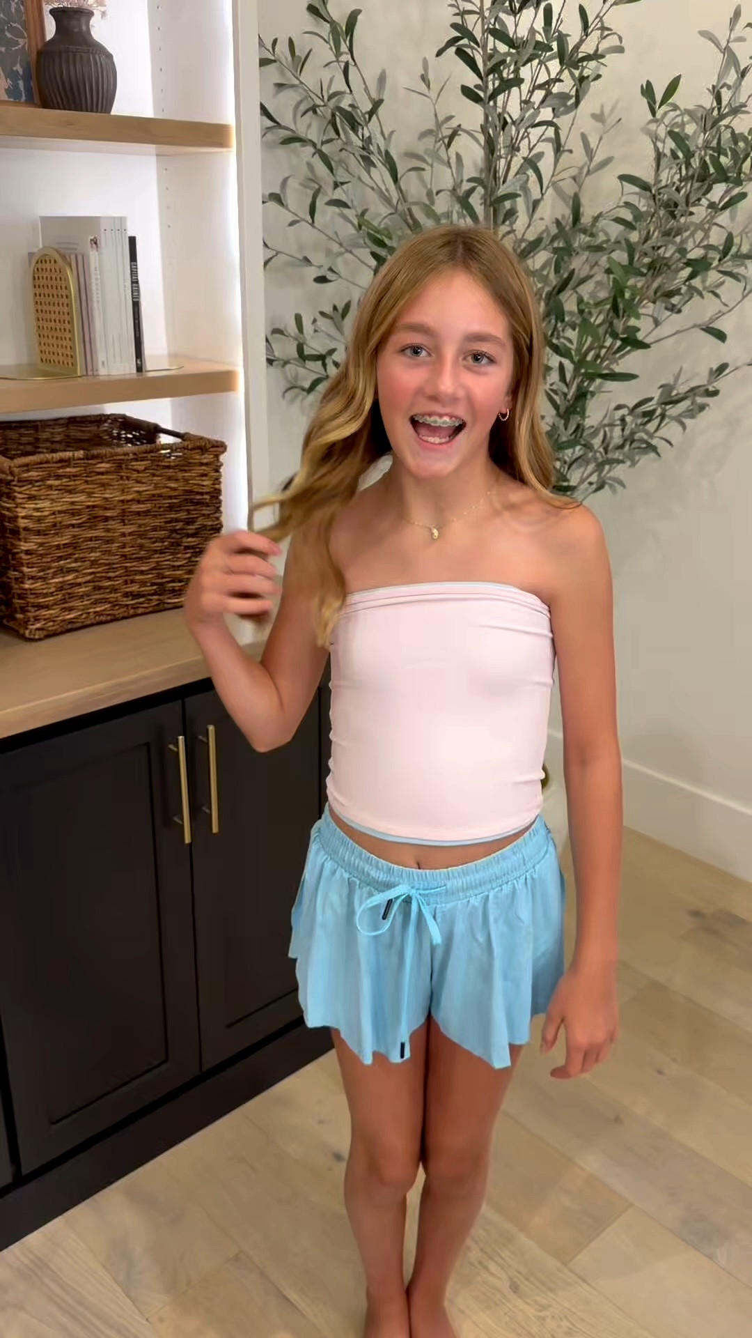 Kids tube top she’s in a medium

#LTKootd #LTKKids