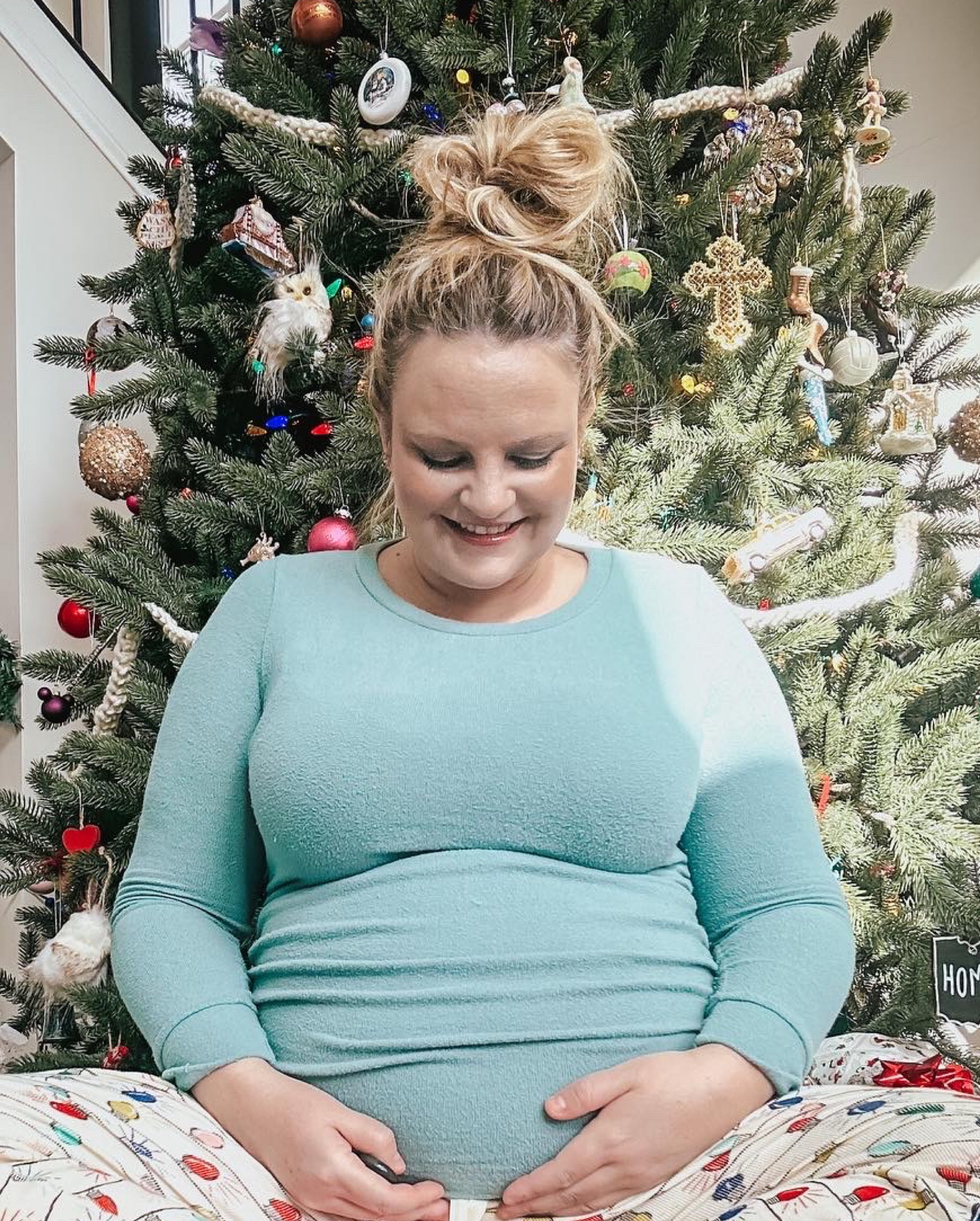 Soft long sleeve maternity shirt with rouching

#LTKbump #LTKbaby