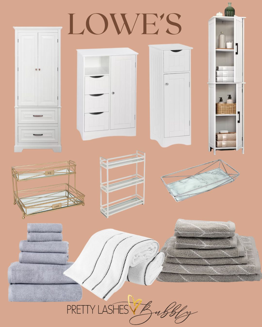 #ad #lowespartner @lowes
Give your bathroom a quick refresh that works in every season!  
Shop all my finds in this post!
 

 #LTKHome #LTKSaleAlert #LTKStyleTip