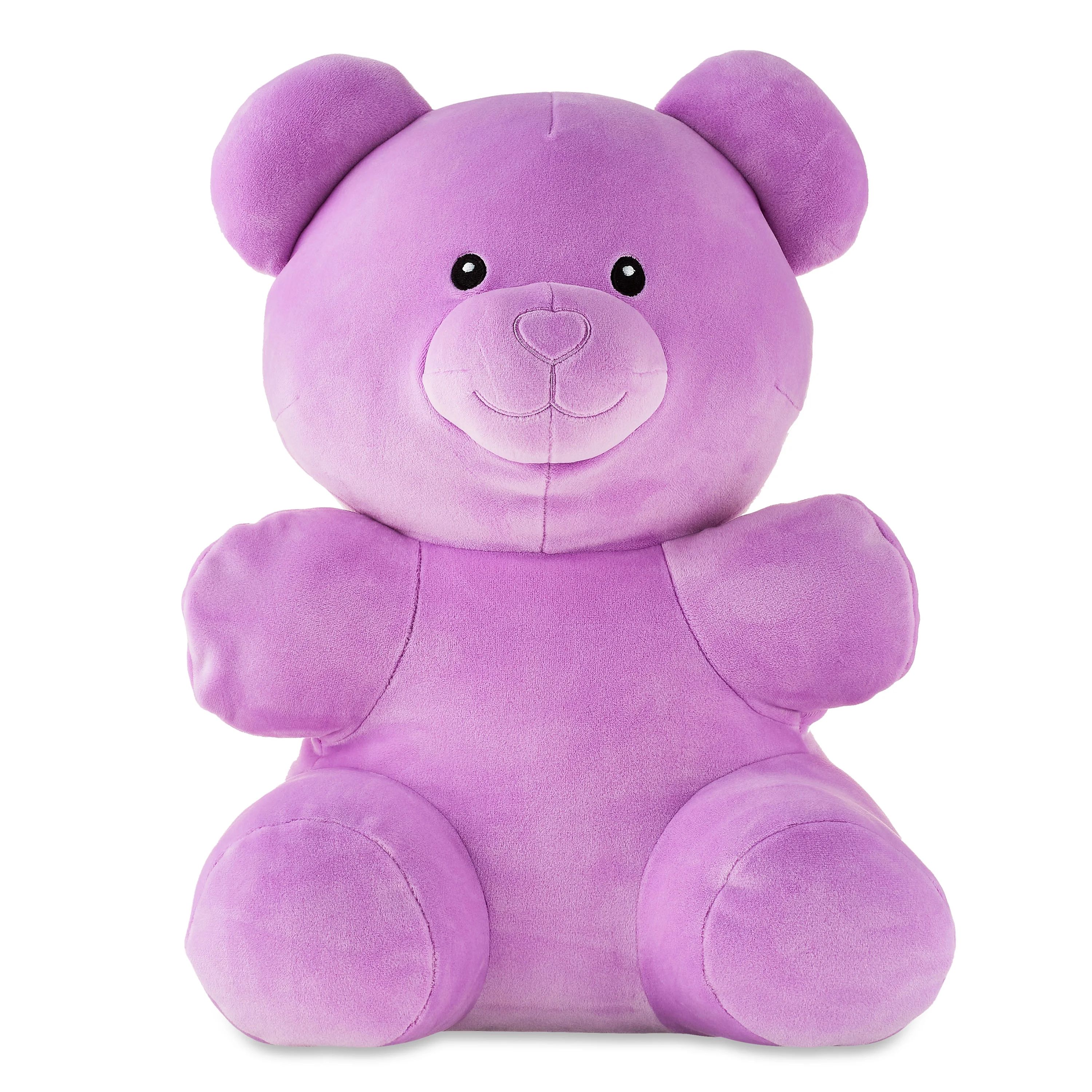 Valentine’s Day Purple Gummy Bear Plush, Ages, 3+, 16”, by Way To Celebrate | Walmart (US)