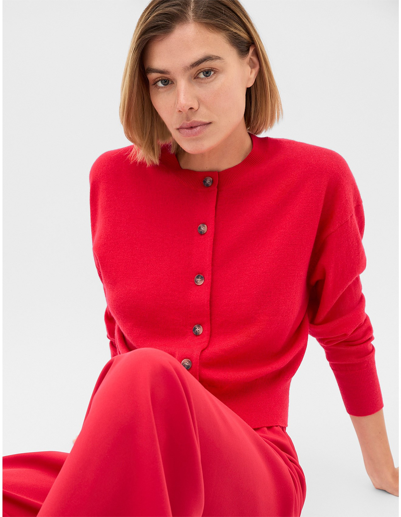 AUSTRALIAN MERINO SLOUCH CARDIGAN | David Jones (Australia & New Zealand)