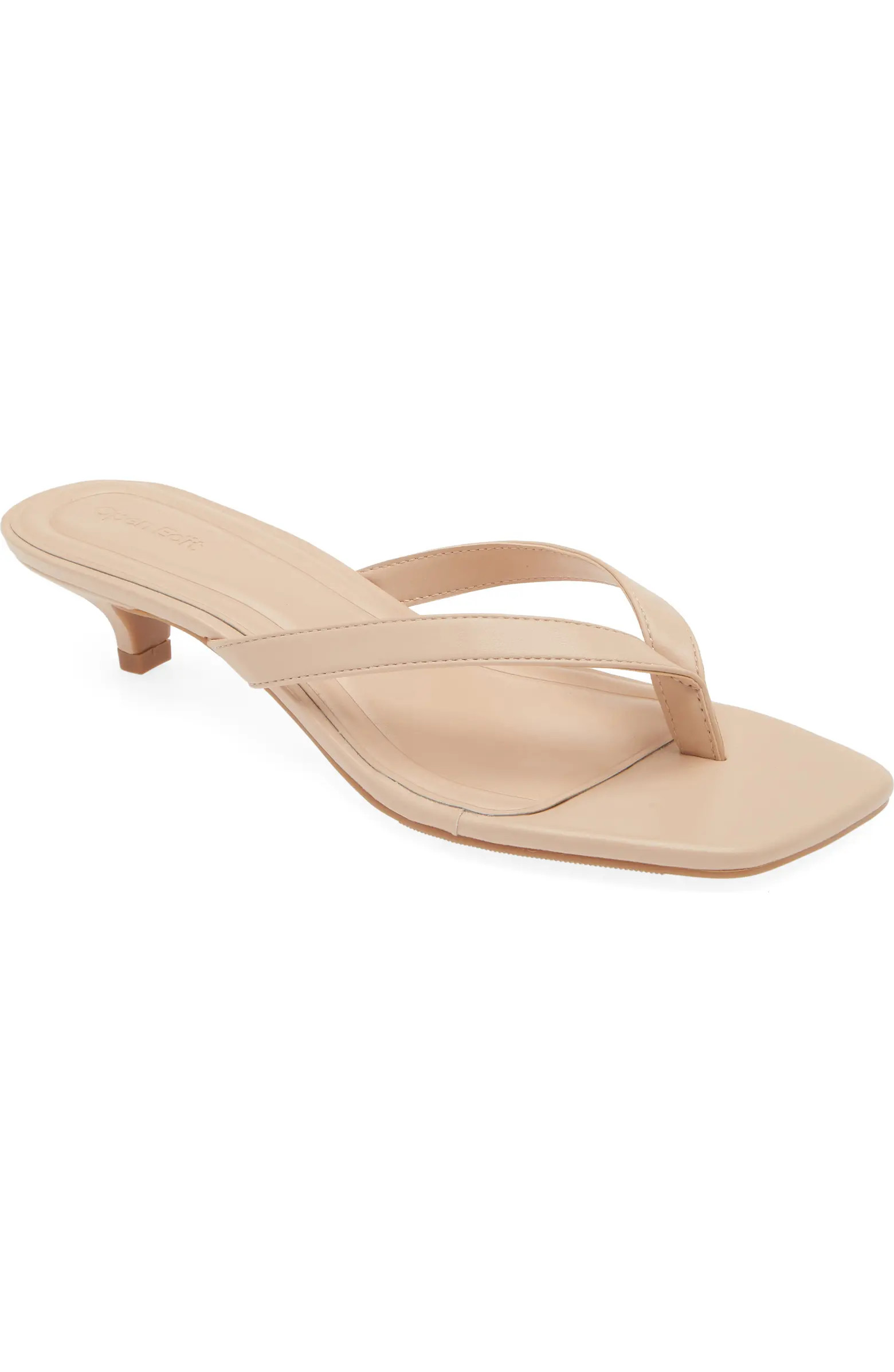 Open Edit Tori Kitten Heel Sandal (Women) | Nordstrom | Nordstrom