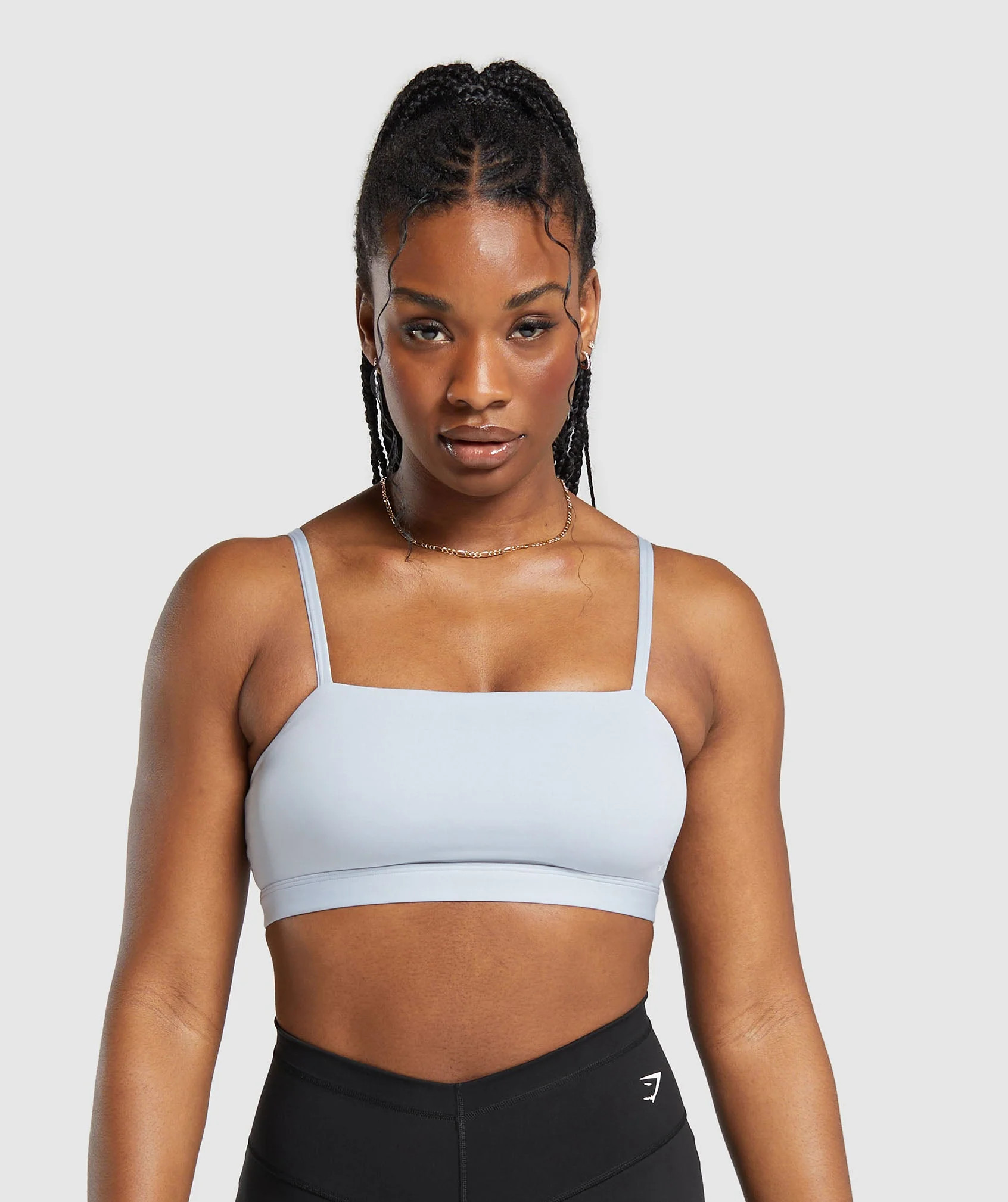 Gymshark Cut Out Bandeau - Fresh Blue | Gymshark US