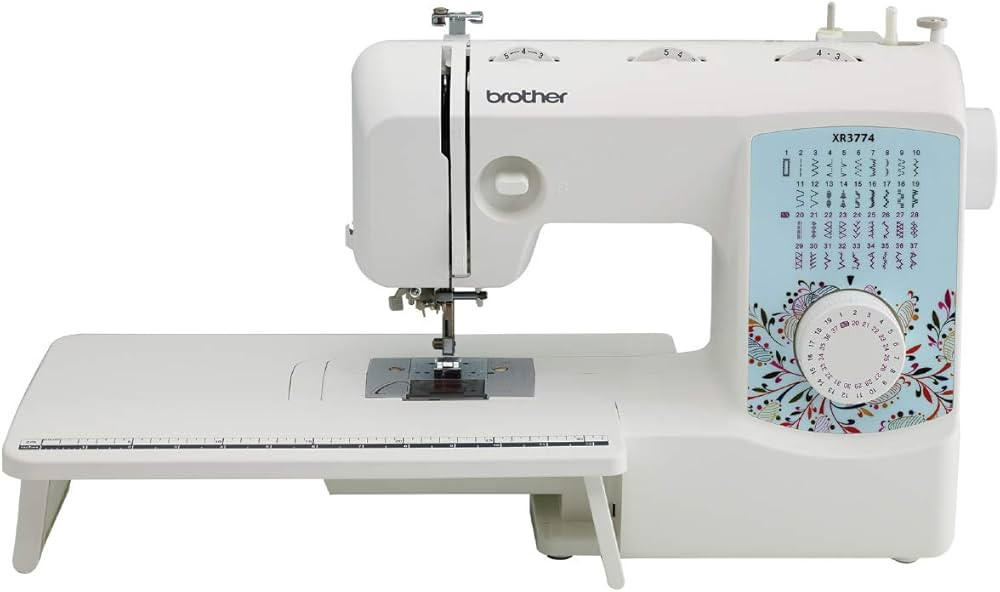 Brother Sewing and Quilting Machine, XR3774, 37 Built-in Stitches, Wide Table, 8 Included Sewing ... | Amazon (US)