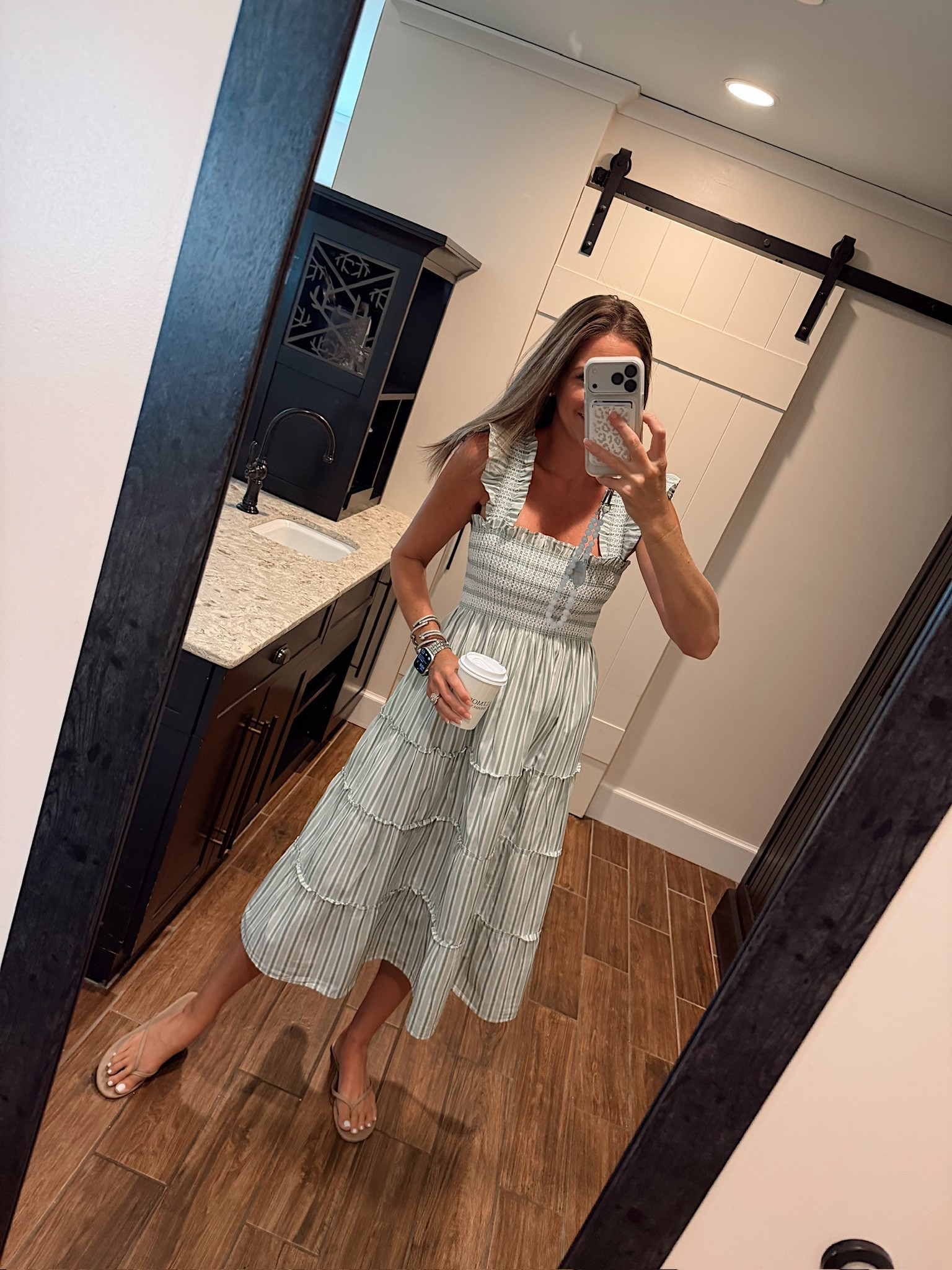 In a small Ellie nap dress, sandals and accessories - fits tts.

#LTKootd #LTKgrwm #LTKSeasonal