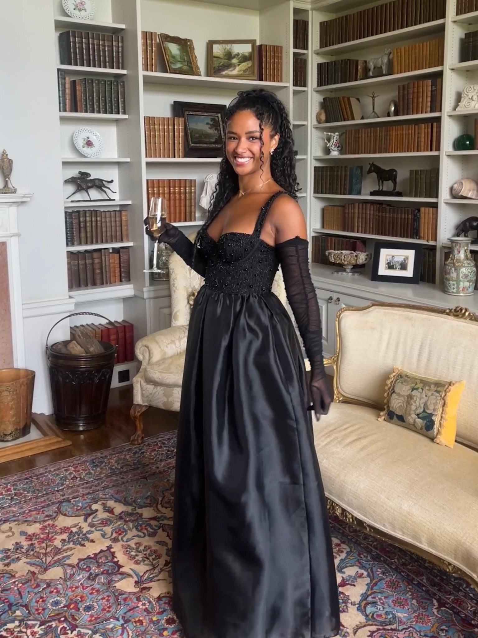 Ultimate black tie Bridgerton barbie princess vibes dress. Great formal gown with beautiful pearl beaded corset detail #bridgerton #princess #blacktie #formal #weddingguest

#LTKbeauty #LTKeurope #LTKstyletip