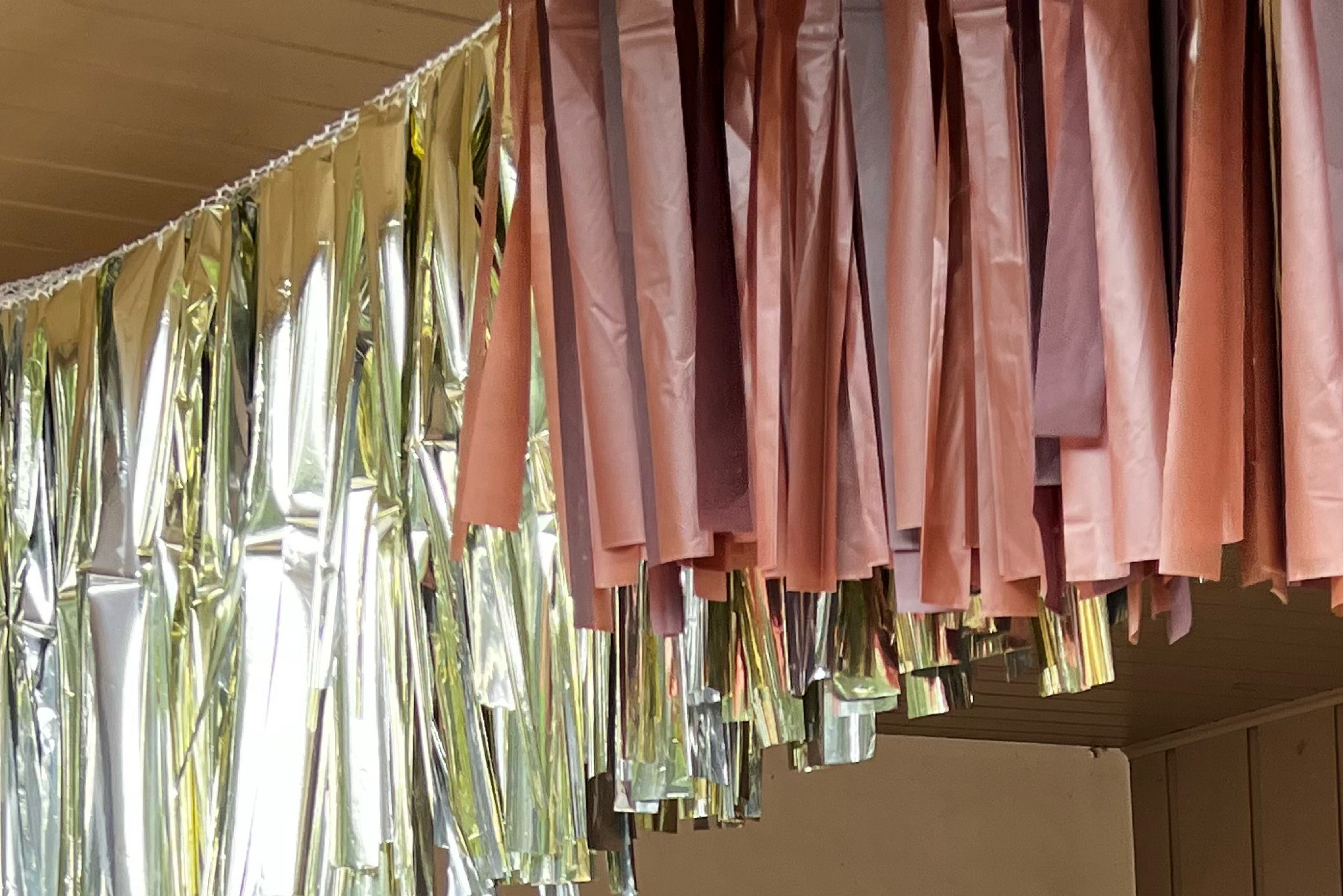 Fringe DIY
these retail for about $150-$200 each! 
Made these with plastic table covers and floral netting 

#LTKFind #LTKFestival #LTKhome