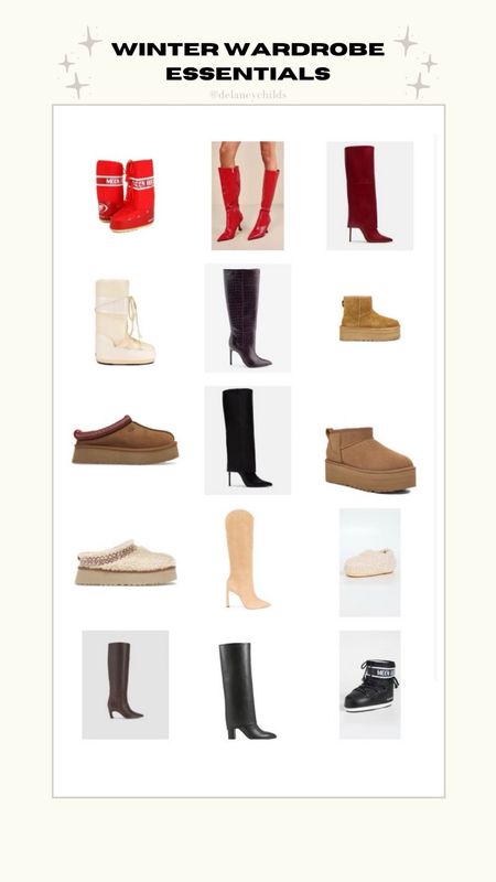 shoes from my latest YouTube ▶️❄️ winter wardrobe essentials + where to buy them 

#LTKstyletip #LTKshoecrush #LTKSeasonal