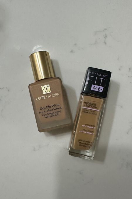 My two favourite foundations, that are both quality products.
Estée Lauder double wear foundation, longer lasting, offers more coverage and feels great on skin.

Maybelline fit me foundation is great for day-to-day where, more of a lighter coverage but last almost as long as more expensive foundations. It also feels lighter on my skin.

Foundation review 
Budget foundation 
Affordable foundation 
Luxury foundation 
Luxury beauty 


#LTKFindsUnder50 #LTKBeauty #LTKSaleAlert
