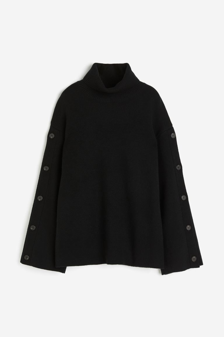 Wool polo-neck jumper | H&M (UK, MY, IN, SG, PH, TW, HK)