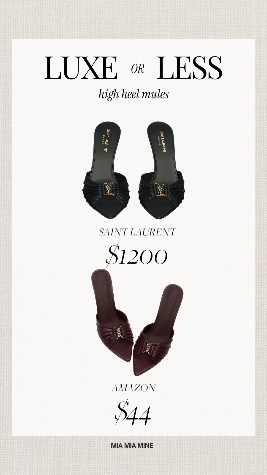 Fall designer inspired finds
Saint Laurent ysl heels
Amazon burgundy heels that look like ysl

#LTKOver40 #LTKSeasonal