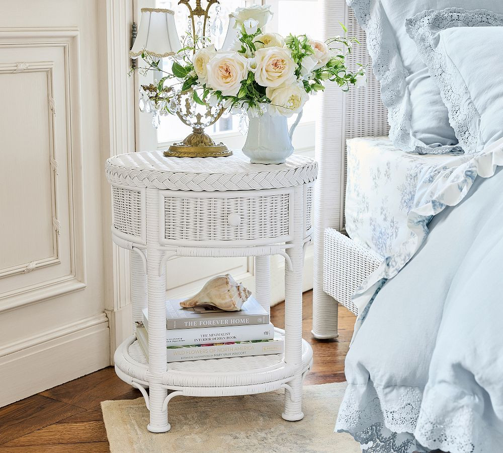 LoveShackFancy Willa Round Nightstand (20") | Pottery Barn (US)
