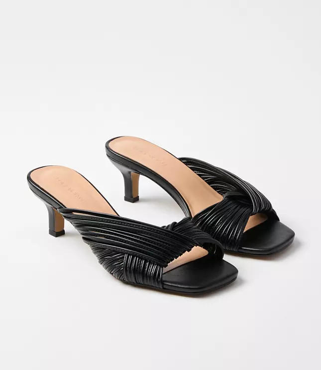 LOFT Versa Corded Heeled Sandals | LOFT