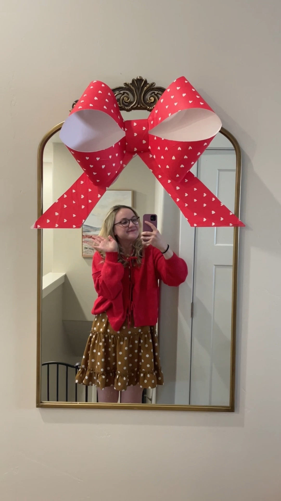 A paper bow but make it ✨big✨. This was such an easy diy Valentine’s Day craft turned home decor! These haw bee trending everywhere and I’m so on board for an easy trendy decoration. 

#LTKmomlife #LTKHome #LTKValentine