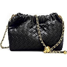 Joryin Woven Women's Crossbody Bag & Evening Purse, Trendy Dumpling Clutch & Hobo Cloud Shoulder ... | Amazon (US)