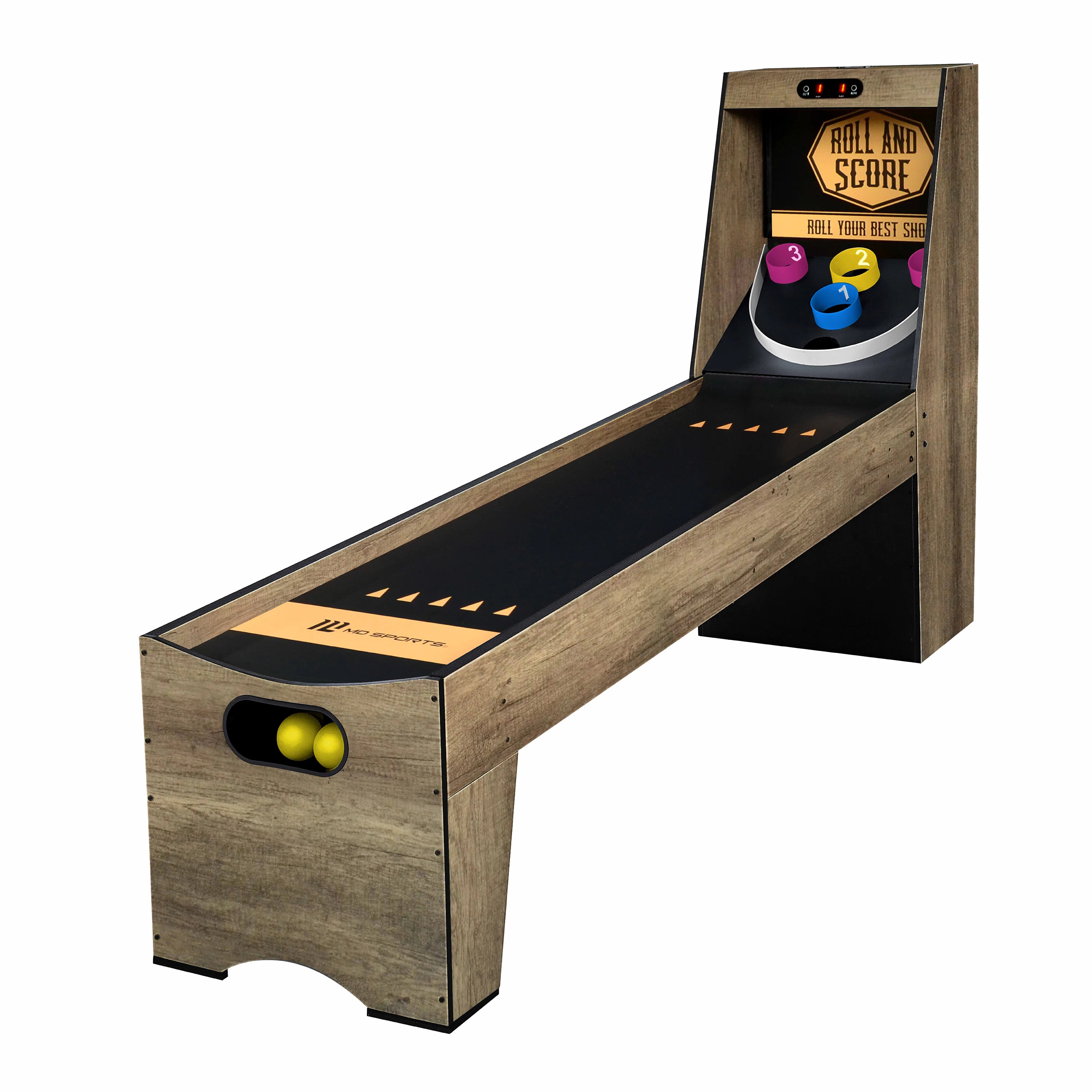 MD Sports 7’ 3” Compact Roll and Score Arcade Game with Electronic Scoring and Ball Return Sy... | Wayfair North America