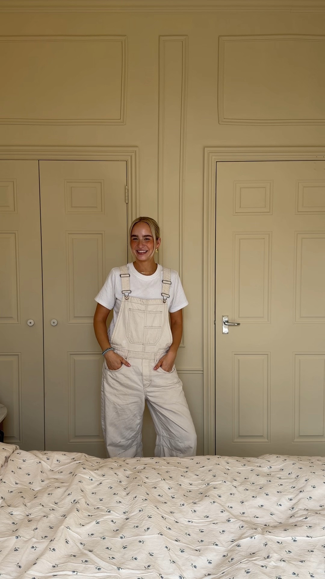 The simplest outfit combo 

T size xs 
Dungarees are size s
Tagged the paint too xxx

#LTKuk #LTKeurope