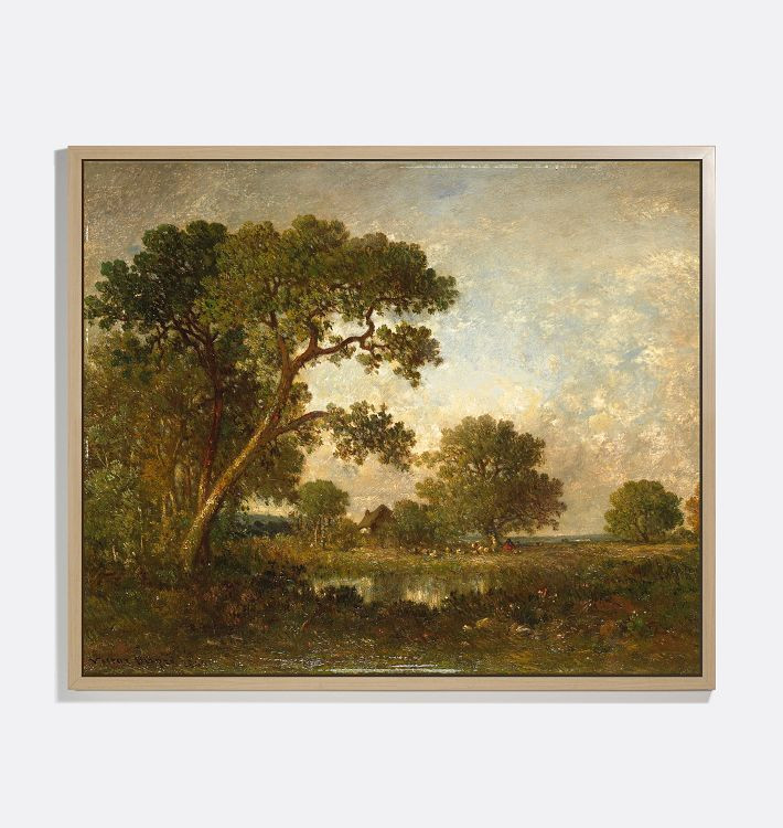 Landscape with Tree Framed Reproduction Wall Art Print | Rejuvenation