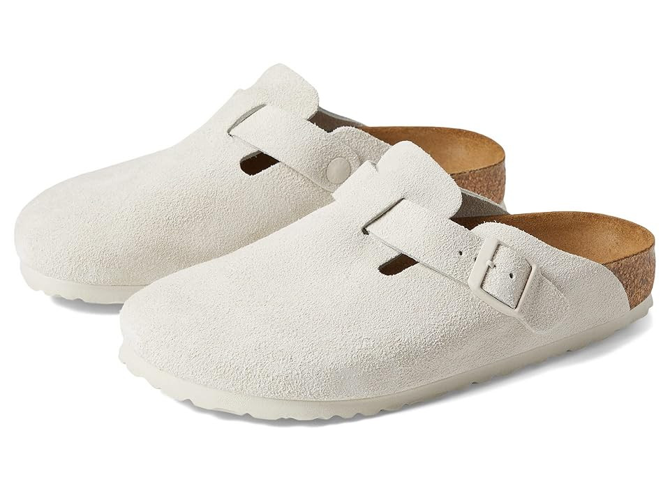 Birkenstock Boston (Antique White) Women's Clog Shoes | Zappos
