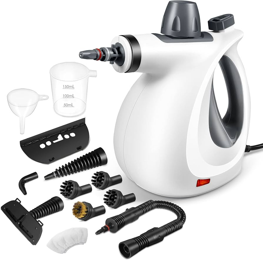 Pressurized Handheld Multi-Surface Natural Steam Cleaner with 12 pcs Accessories, Multi-Purpose S... | Amazon (US)