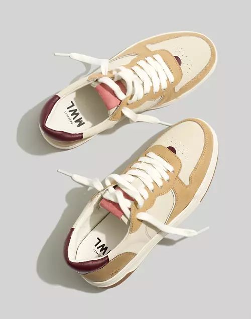 Court Low-Top Sneakers in Washed Nubuck and Suede | Madewell