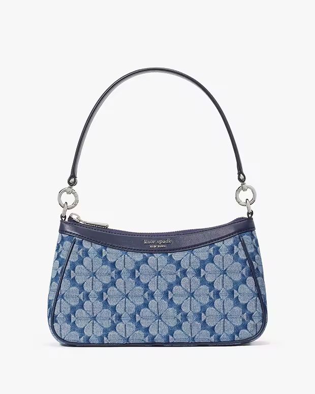 Spade Flower Jacquard Denim Convertible Shoulder Bag | Kate Spade (US)