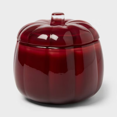 Lidded Glass Pumpkin Jar Candle - Threshold™ | Target