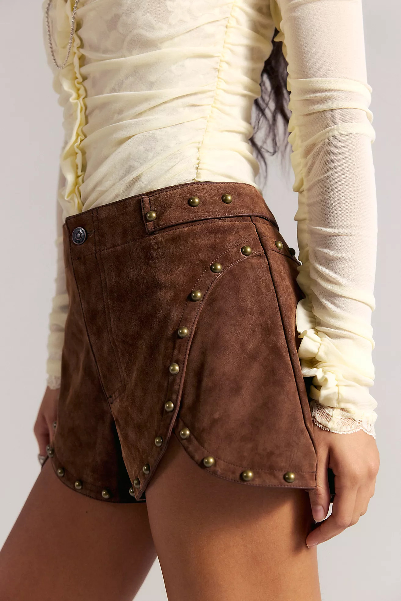 Best Behavior Vegan Suede Shorts | Free People (Global - UK&FR Excluded)