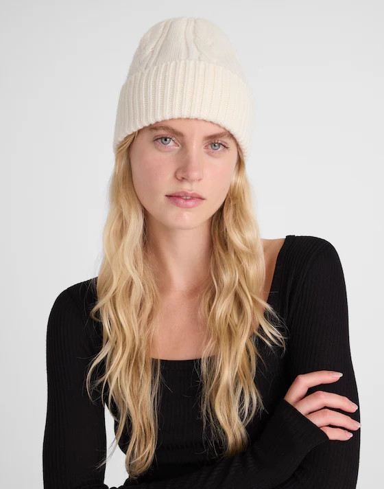 Chunky Cable-Stitch Beanie | Madewell