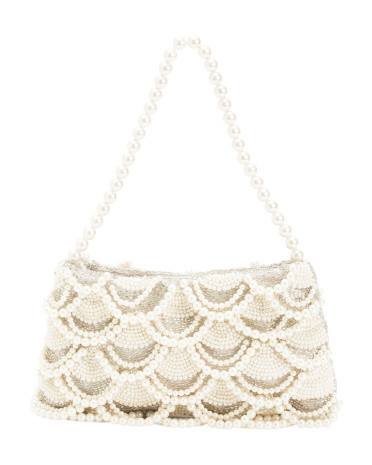 Iridescent Beaded Clutch | TJ Maxx