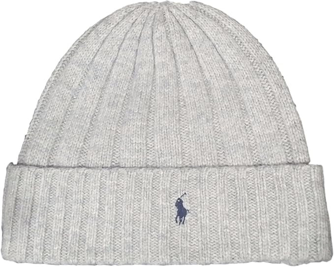 Polo Ralph Lauren Men`s Signature Merino Cuffed Beanie | Amazon (US)