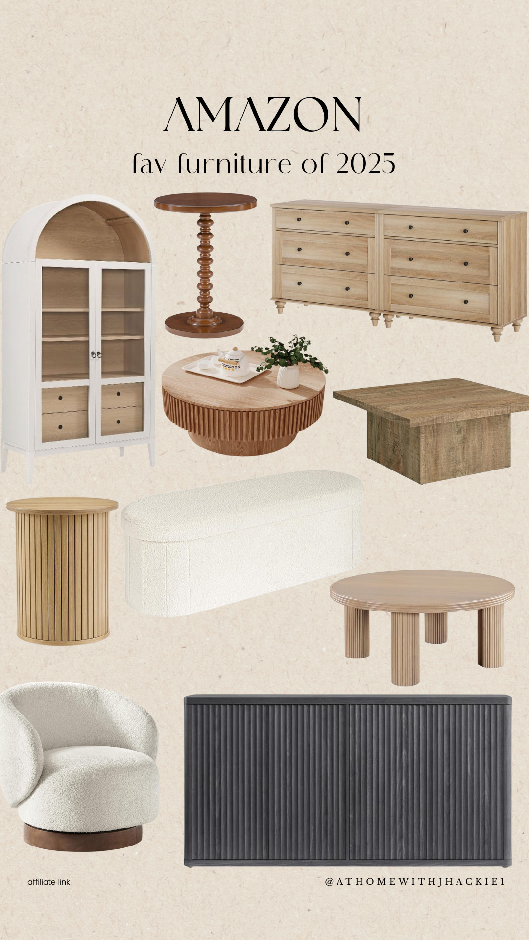 Amazon Favorite Furniture of 2025, amazon furniture finds, modern neutral furniture, amazon living room furniture, organic modern furniture, fluted furniture pieces, wood coffee table amazon, neutral accent chair amazon, upholstered bench amazon, amazon console table, amazon bedroom furniture, neutral dining table, affordable modern furniture, minimalist furniture amazon, curved furniture trend, designer look furniture amazon 

 

#LTKHome