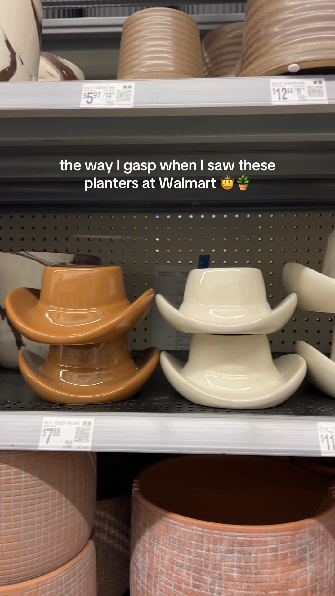 Cowboy hat planters 

#LTKHome