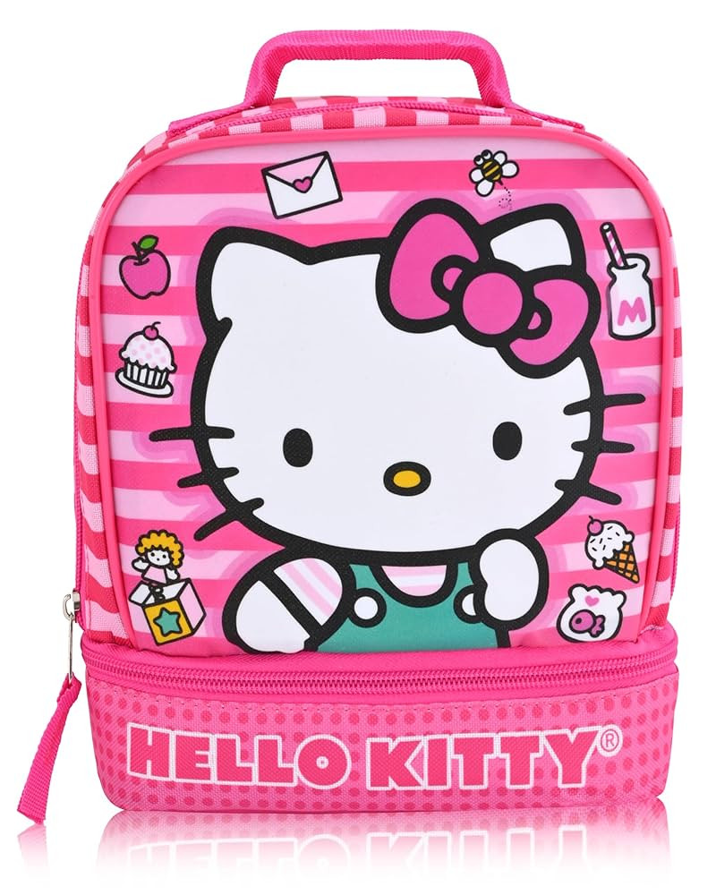 Fast Forward Sanrio Hello Kitty Lunch Box for Women | Insulated Lunch Bag Lunch Box for Girls, Bo... | Amazon (US)