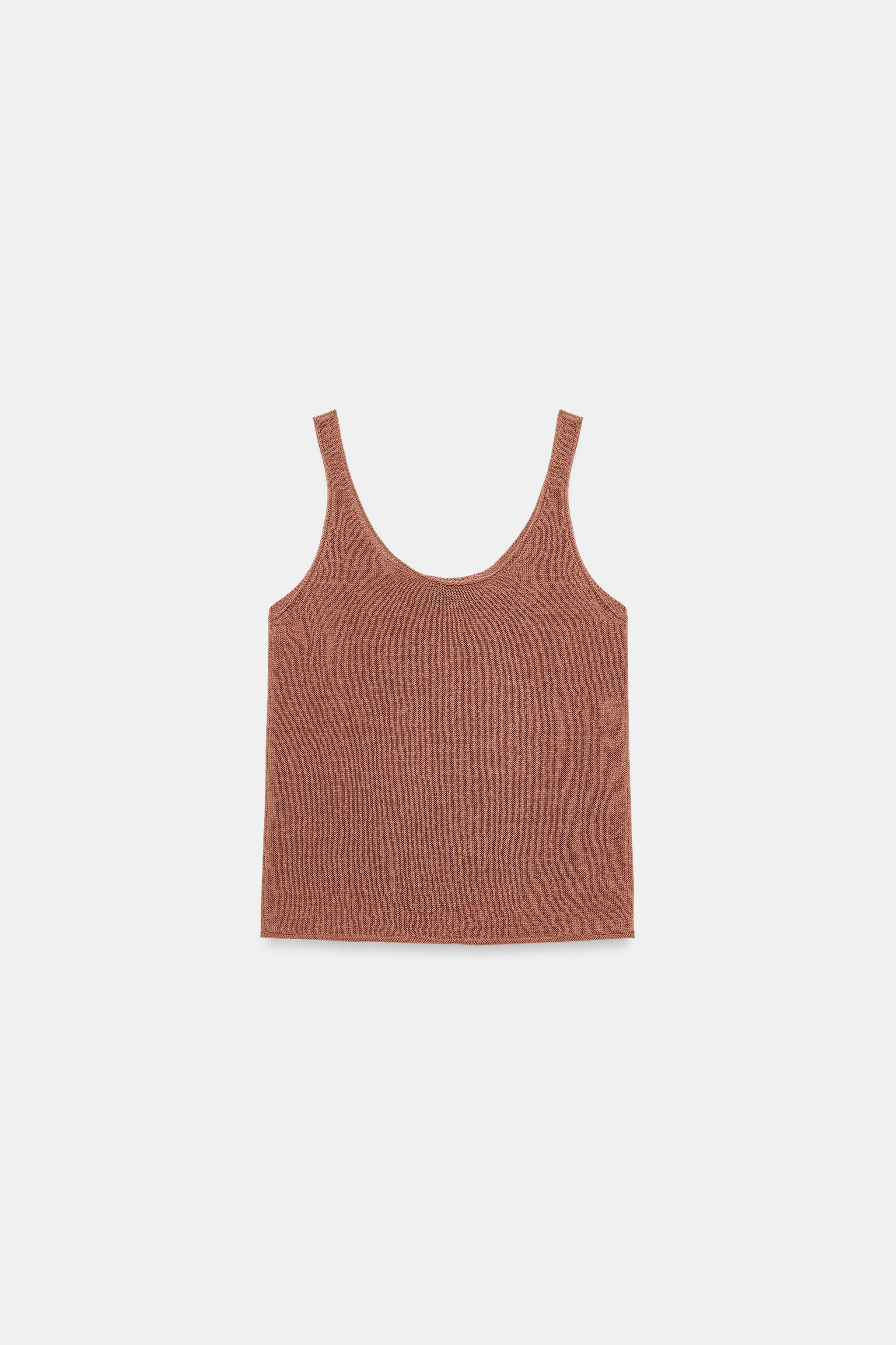 KNIT STRAP TOP | Zara US