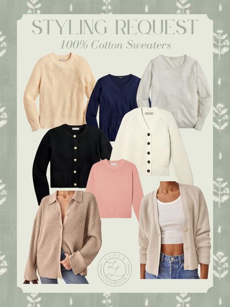 100% Cotton Sweaters Under $200

#LTKFind #LTKunder100 #LTKworkwear
