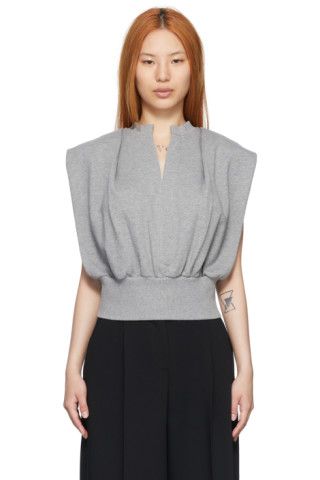 Gray Cotton Camisole | SSENSE