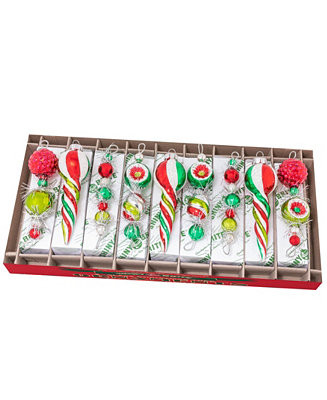 Holiday Splendor Shape Icicles, Set of 9 | Macy's