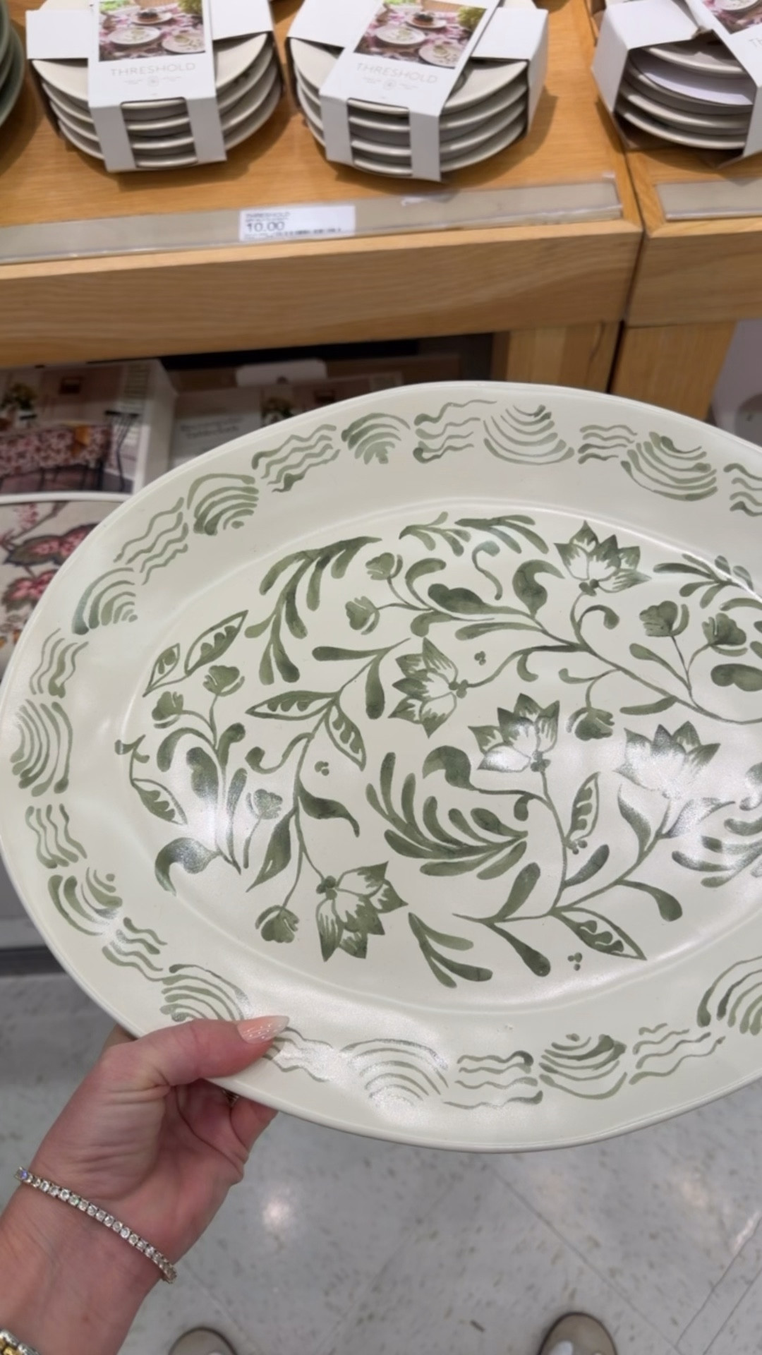 The prettiest serving plate. 

#LTKHome #LTKSeasonal