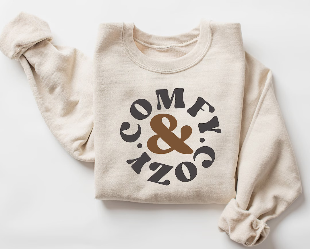Cozy season sweatshirt, Comfy and cozy Sweatshirt & Hoodie, winter cozy season sweat, trendy wint... | Etsy (US)