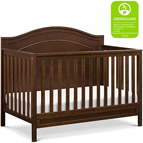 DaVinci Charlie 4-in-1 Convertible Crib in Espresso, Greenguard Gold Certified | Amazon (US)